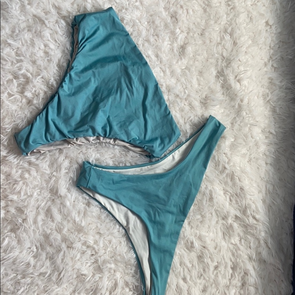 reversible bathing suit bottoms.